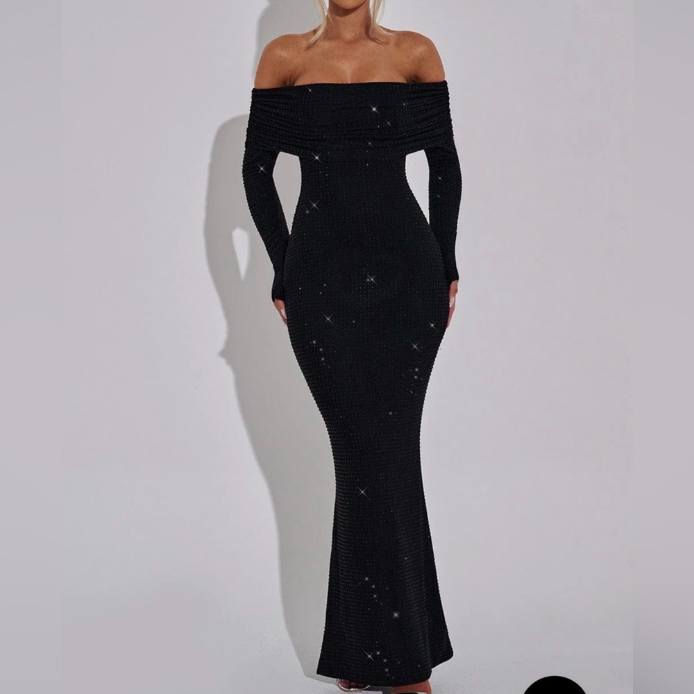 CYPRUS MAXI DRESS - BLACK